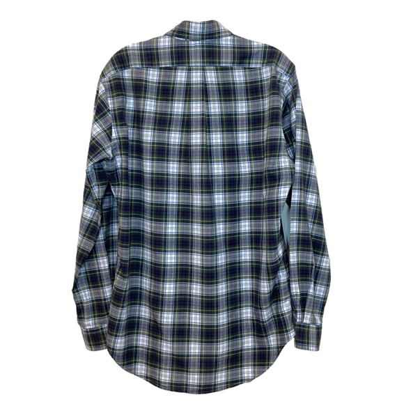 Ralph Lauren Green and Blue Plaid Men Shirt, Classic Fit US S - Picture 2 of 5